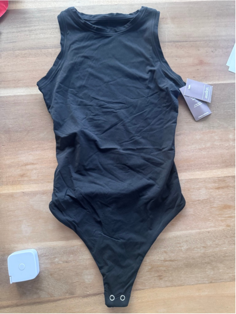 Women's Auden Black Sleeveless Bodysuit Standard